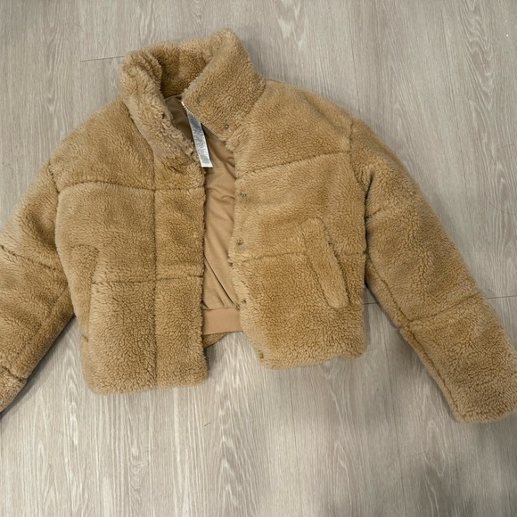 NWOT ALO  Tan Sherpa Jacket - Picture 7 of 11